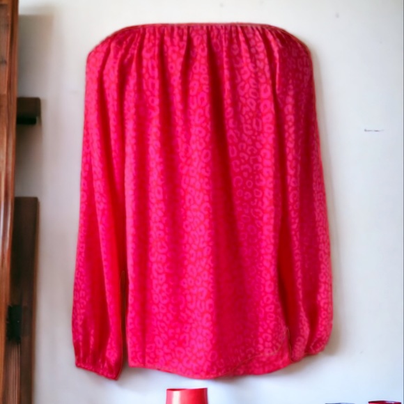 ANN TAYLOR CHEETAH PRINT BLOUSE SIZE X SMALL - Picture 5 of 9